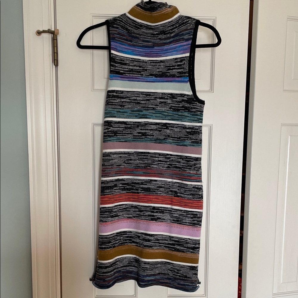 New Anthropologie Striped Multicolor Sleeveless Tunic